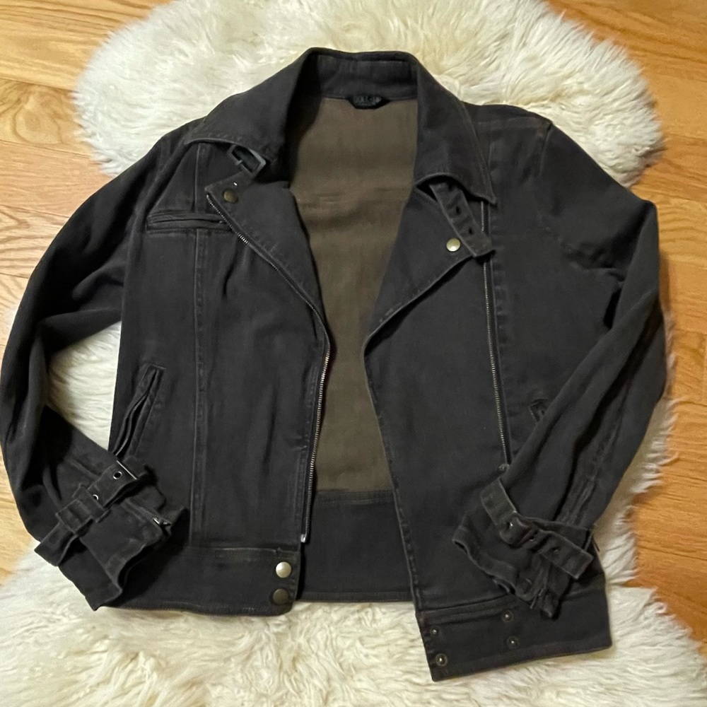 Vintage Japanese Denim Motorcycle Jacket